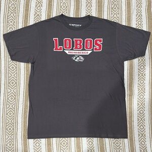 UNM Lobos Men's T-Shirt - Grey